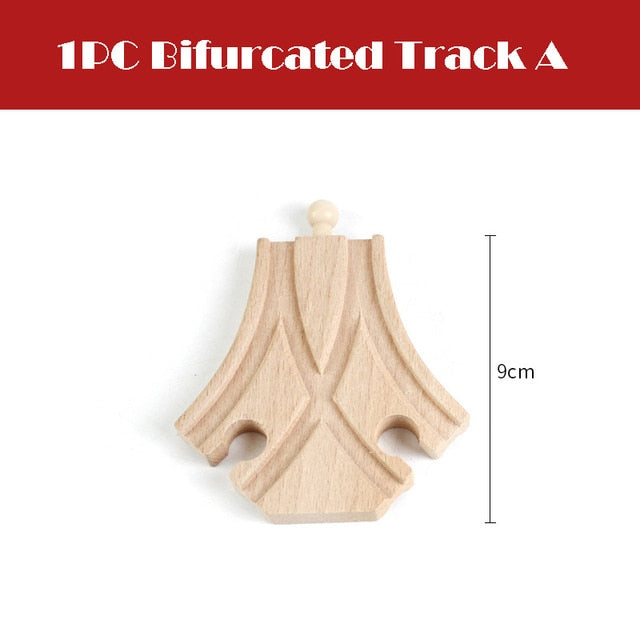 Wooden Railway Track Toy Accessories for Children