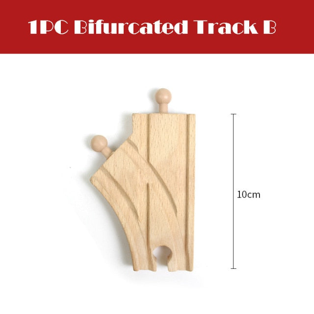 Wooden Railway Track Toy Accessories for Children